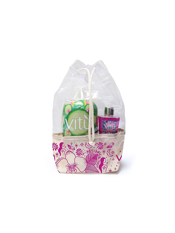 Estuche Vitu Crema + Splash Pepino 1
