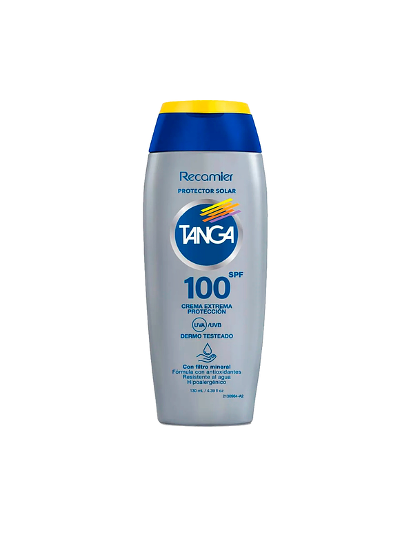 Bloqueador SPF 100 Crema Tanga 130 ml 1