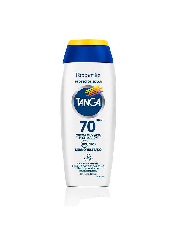 Bloqueador SPF 70 Crema Tanga 220 ml 1