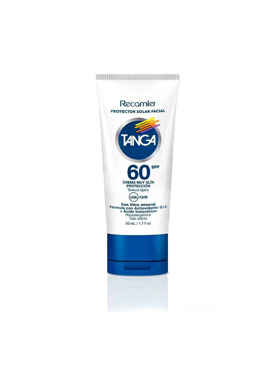 Bloqueador SPF 60 Facial Q10 Tanga 50 ml 1