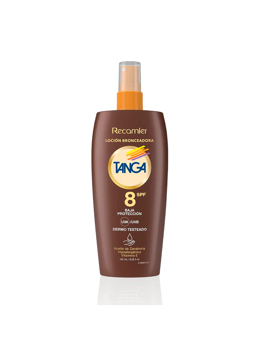 Locion Bronceador SPF 8 Tanga 185 ml 1