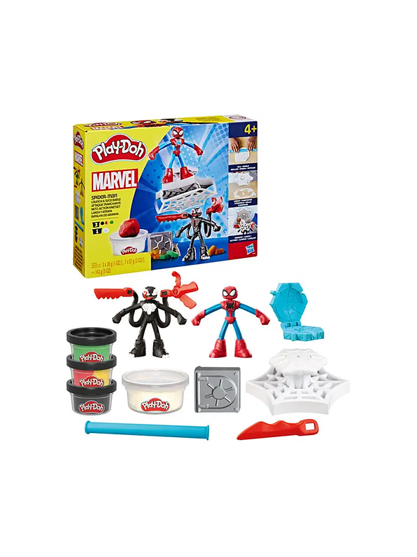 Play Doh Spiderman Launch Venom 1