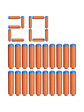Nerf N1 Dardos Repuesto x 20 - Miniatura 2