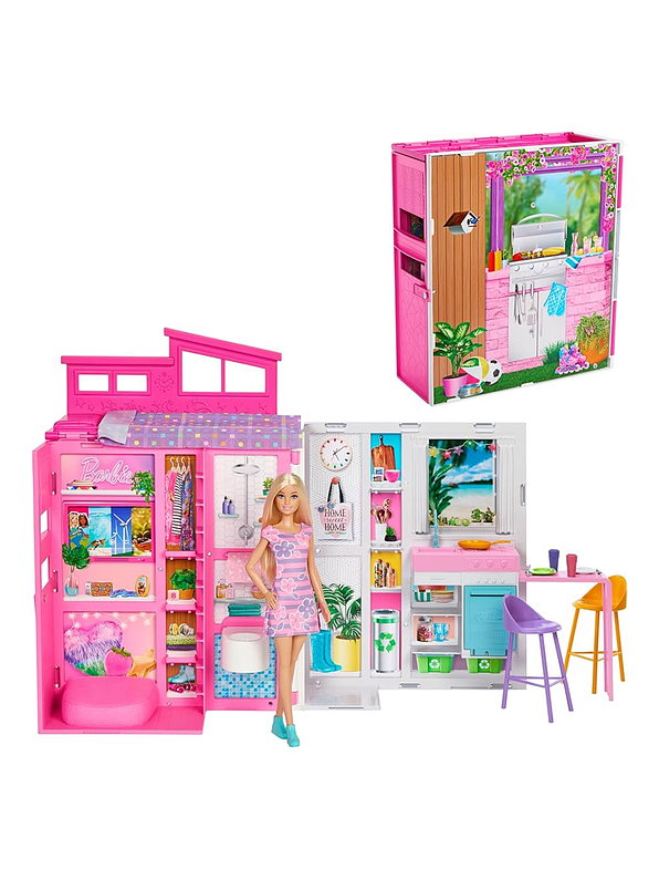Barbie Casa Glam Con Muñeca 4