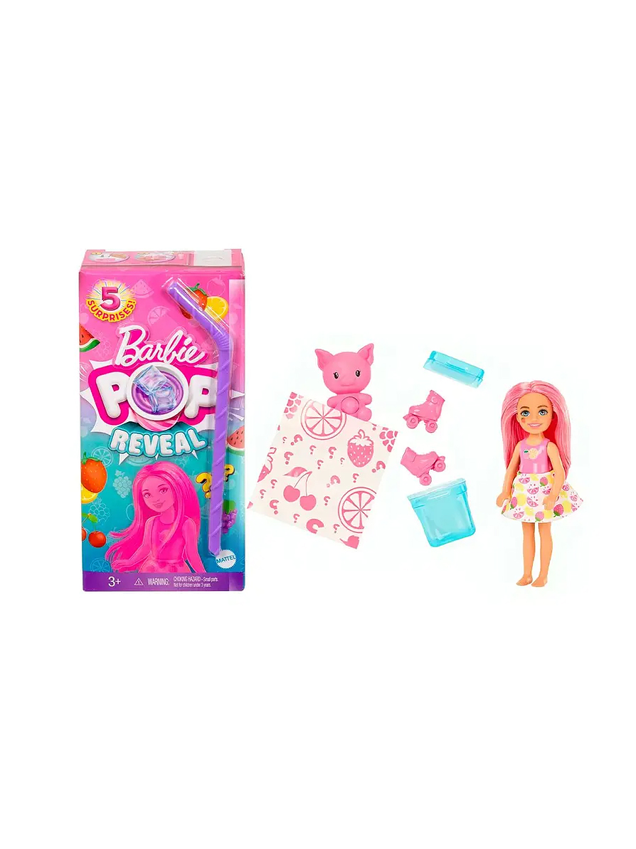 Barbie Chelsea Pop Reveal Serie De Frutas 2