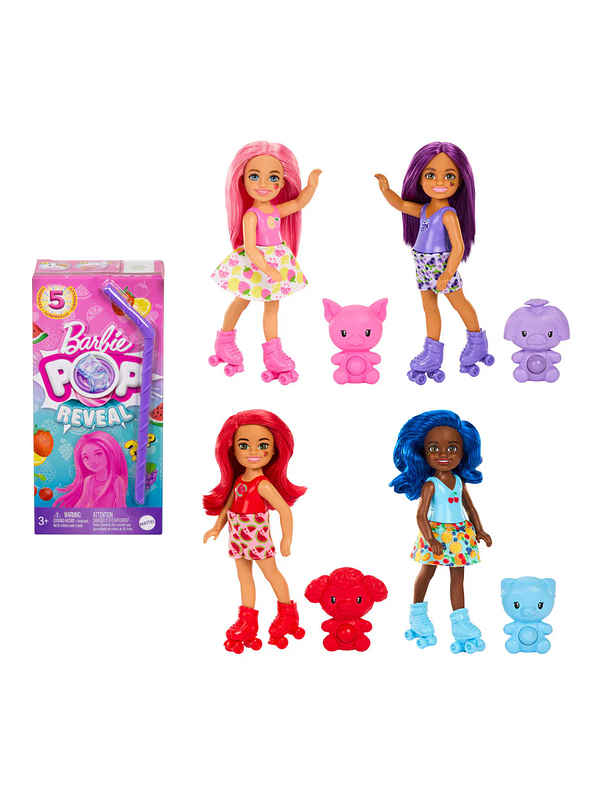 Barbie Chelsea Pop Reveal Serie De Frutas 3
