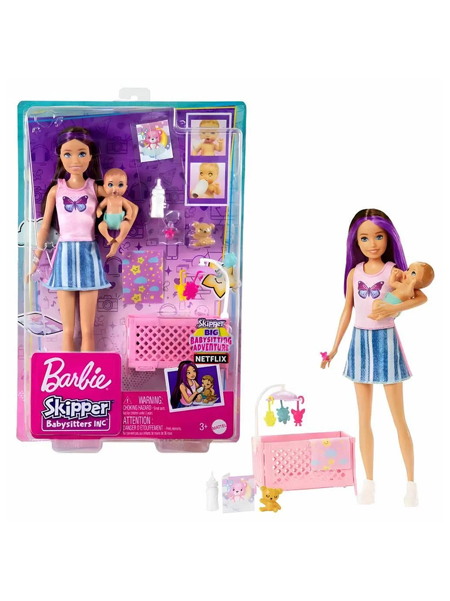 Barbie Skipper Set De Hora De Dormir 1