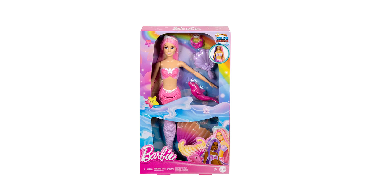 Barbie Fantasía Sirenas Colores Mágicos Surtidas