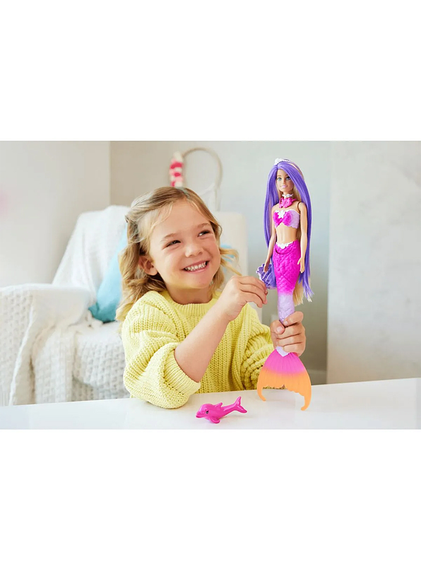 Barbie Fantasía Sirenas Colores Mágicos Surtidas 3