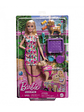 Barbie Paseo Con Perrito En Silla De Ruedas - Miniatura 1