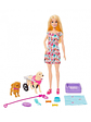 Barbie Paseo Con Perrito En Silla De Ruedas - Miniatura 2