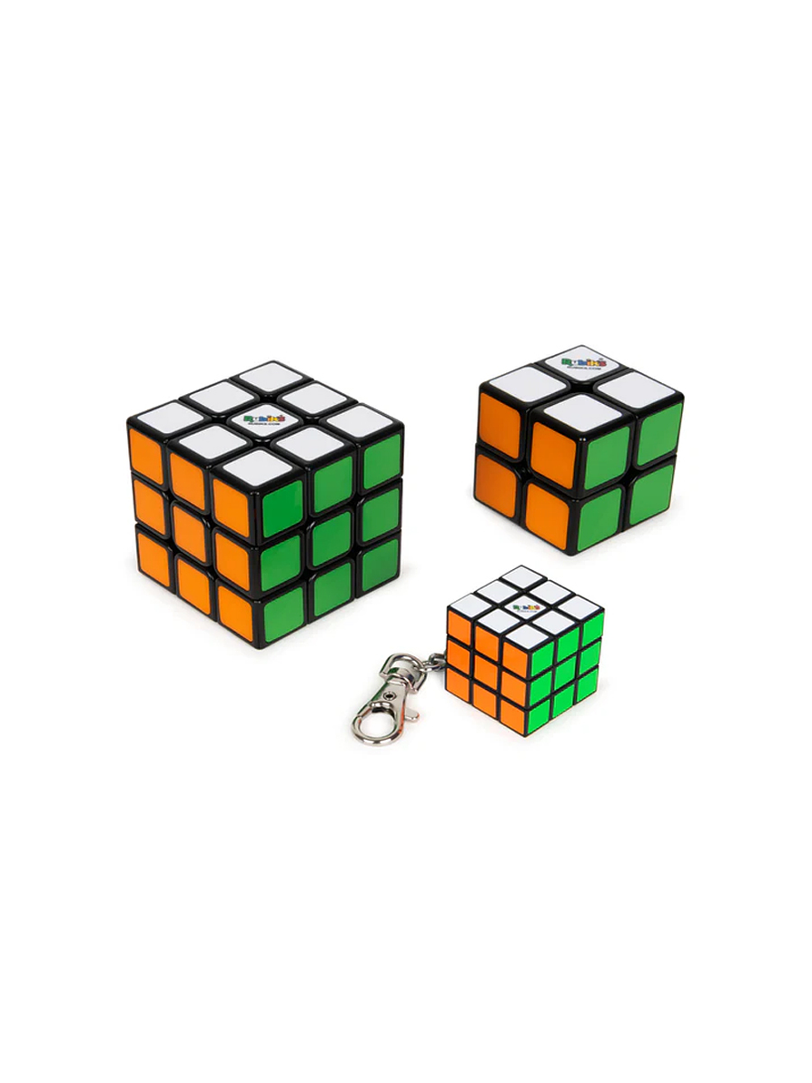 Rubiks Set Familia Cubo Llavero & Mini 2