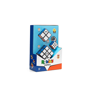 Rubiks Set Familia Cubo Llavero & Mini