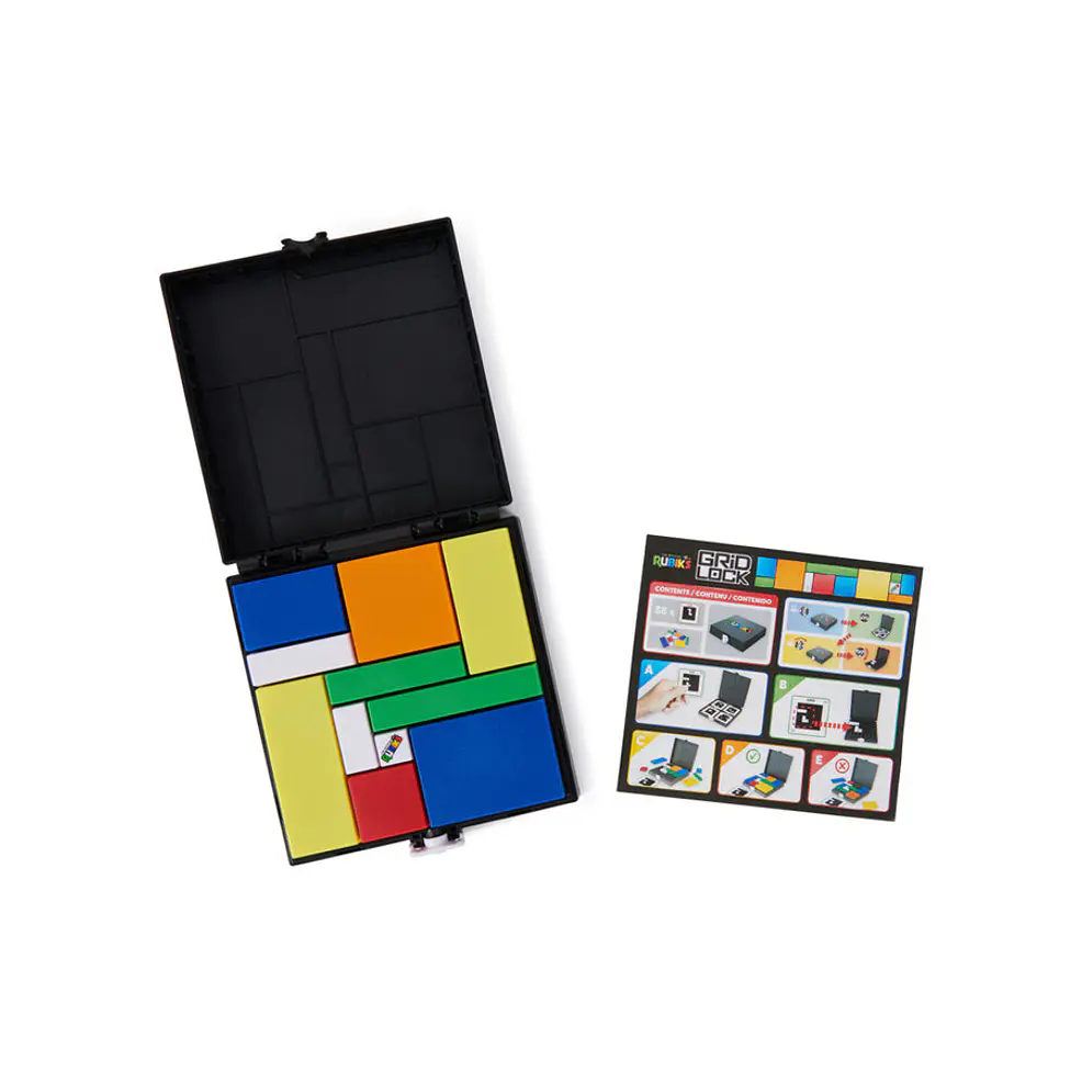 Rubiks Grid Lock Solving Puzzle