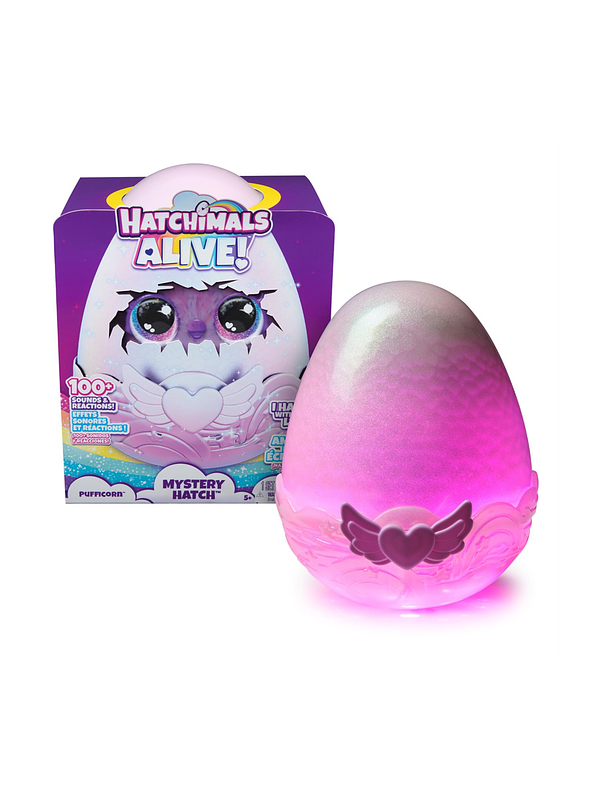 Hatchimals Alive Huevo Pufficorn 5