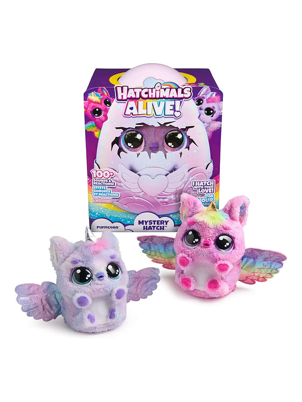 Hatchimals Alive Huevo Pufficorn 1