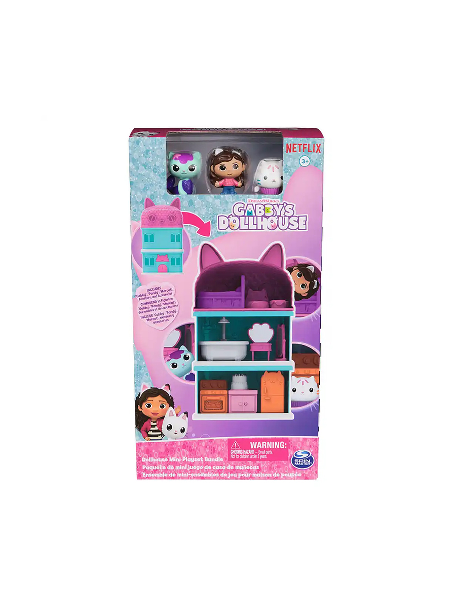 Gabby's Dollhouse Set Mini Juego Casa Muñecas 1
