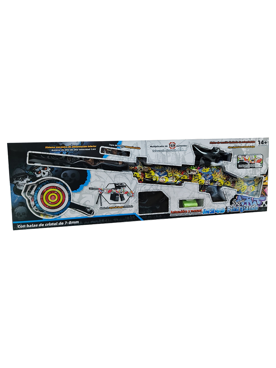 Rifle Francotirador Hidrogel M249 2