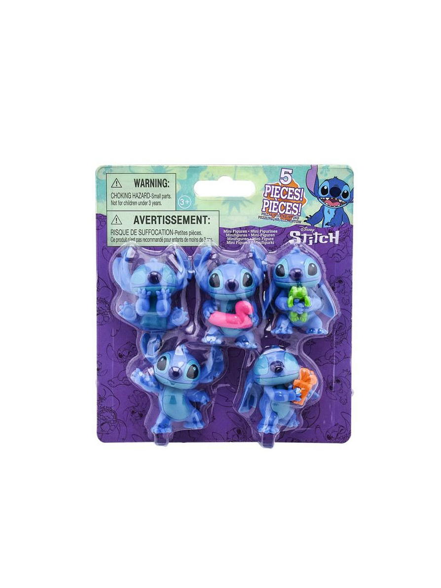 Pack De 5 Figuras Coleccionables Stitch 1