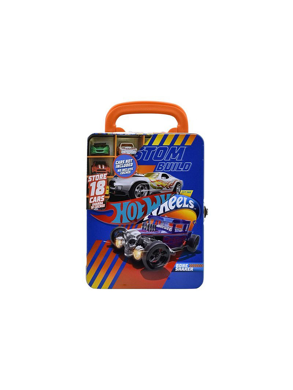 Organizador Metálico para 18 Carros Hot Wheels Azul 1