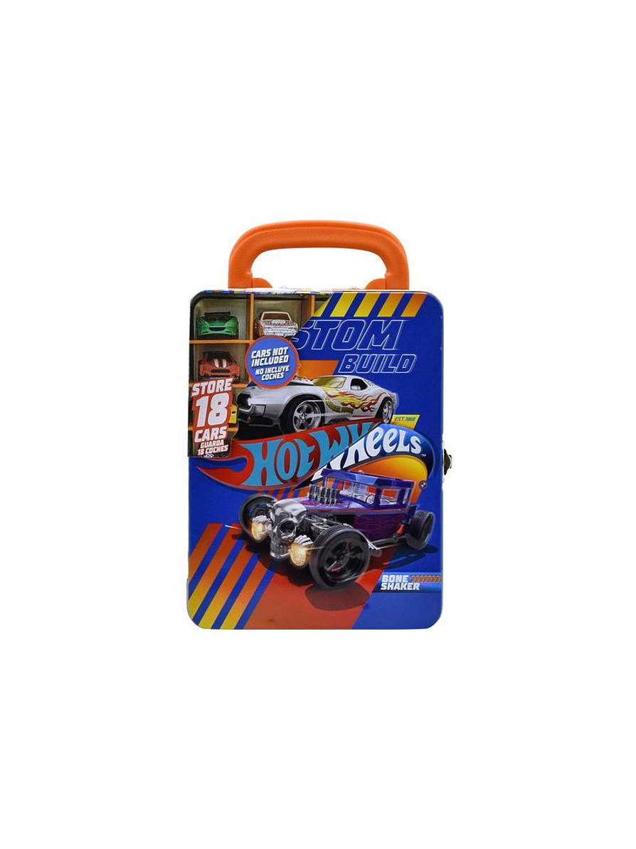 Organizador Metálico para 18 Carros Hot Wheels Azul 1