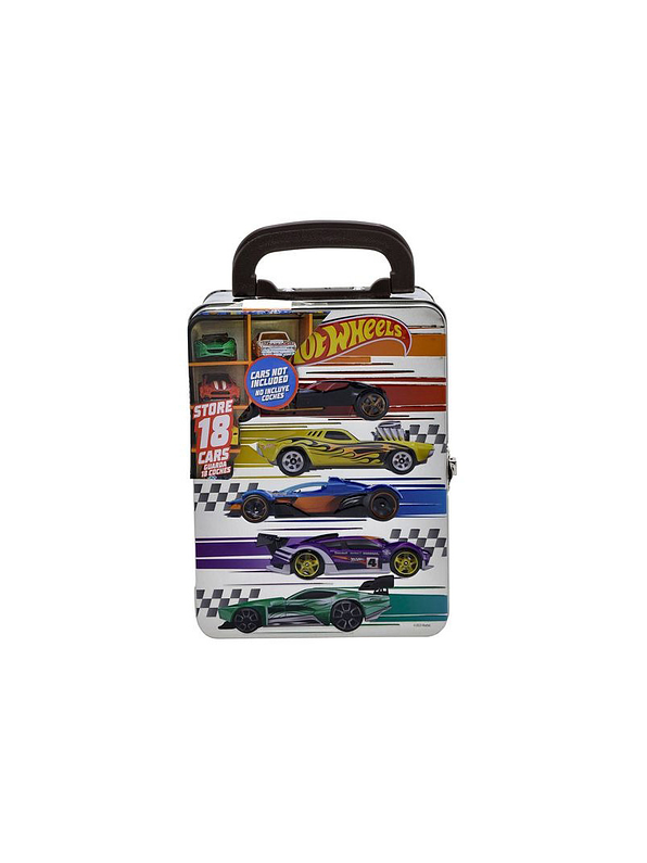 Organizador Metálico para 18 Carros Hot Wheels Gris 1