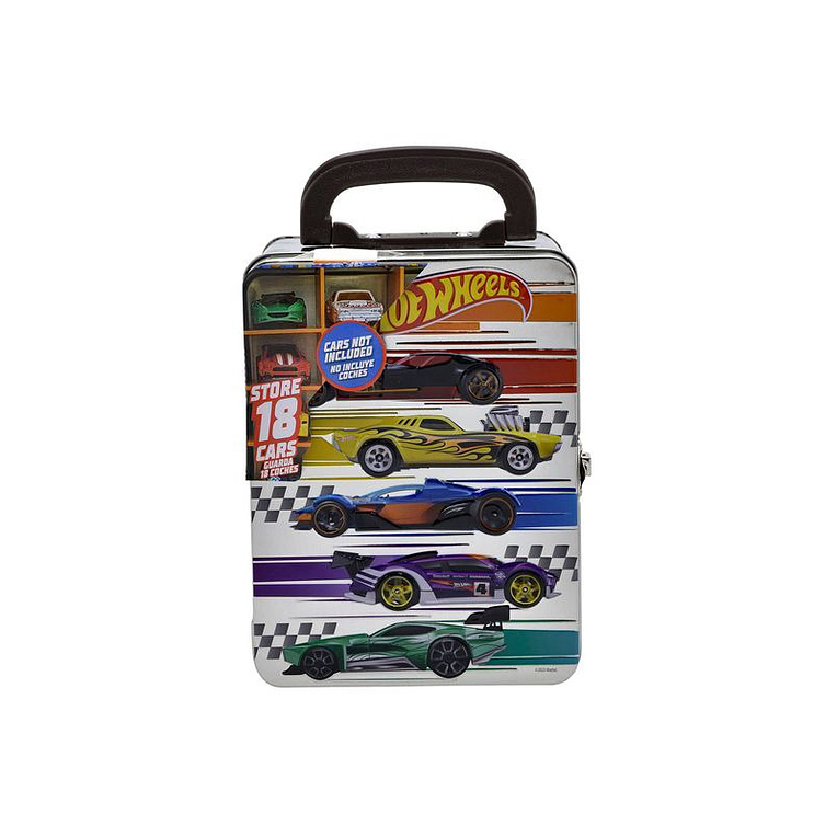 Organizador Metálico para 18 Carros Hot Wheels Gris 1