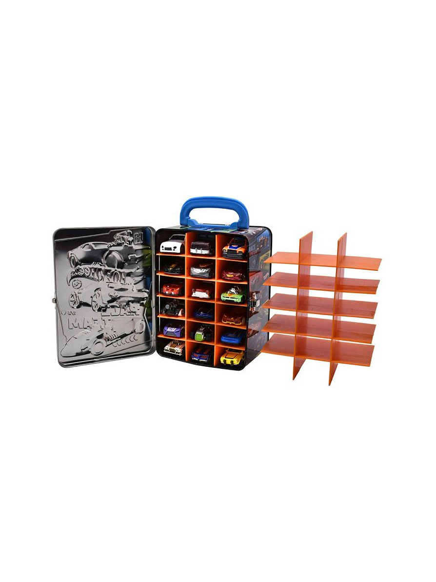Organizador Metálico para 18 Carros Hot Wheels Gris 3