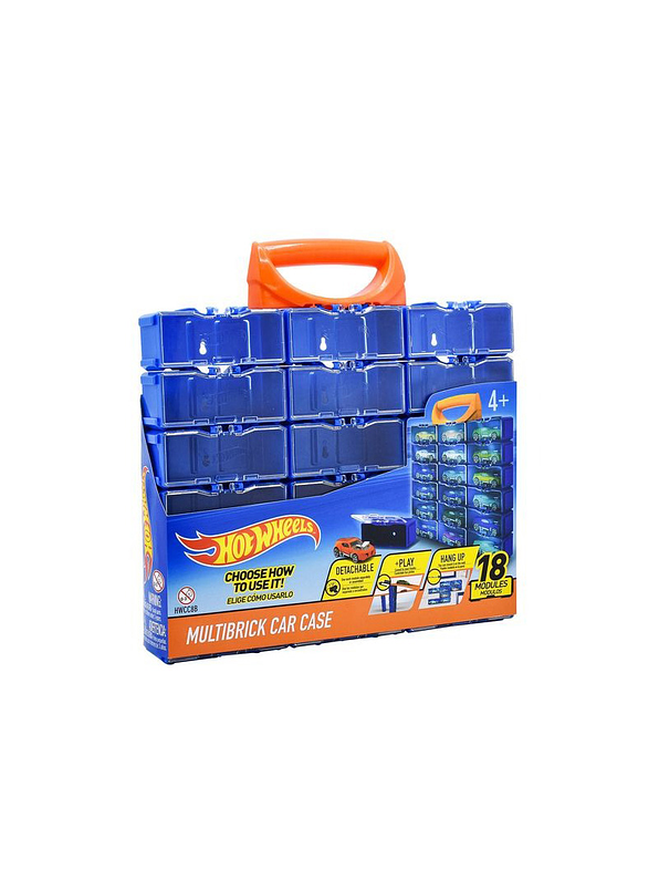 Organizador Hot Wheels Multi Brick Para 18 Carros 1