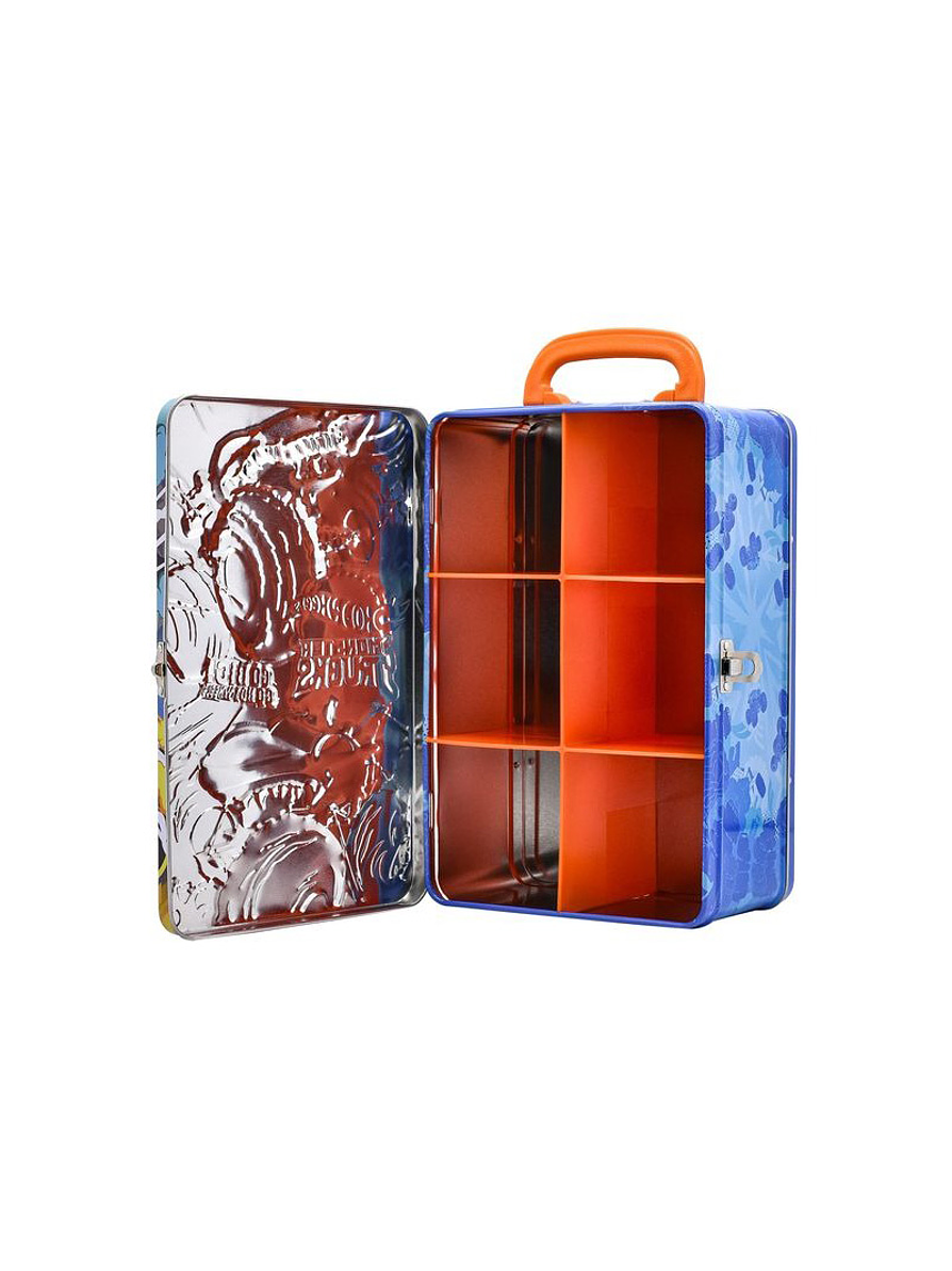 Organizador Metálico para 6 Carros Hot Wheels Azul 2