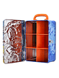 Organizador Metálico para 6 Carros Hot Wheels Azul - Miniatura 2