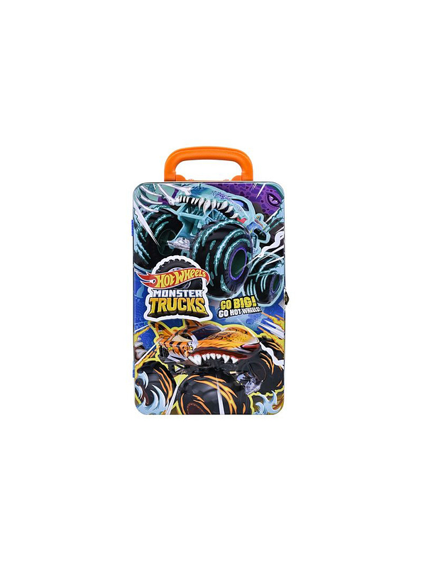 Organizador Metálico para 6 Carros Hot Wheels Azul 1