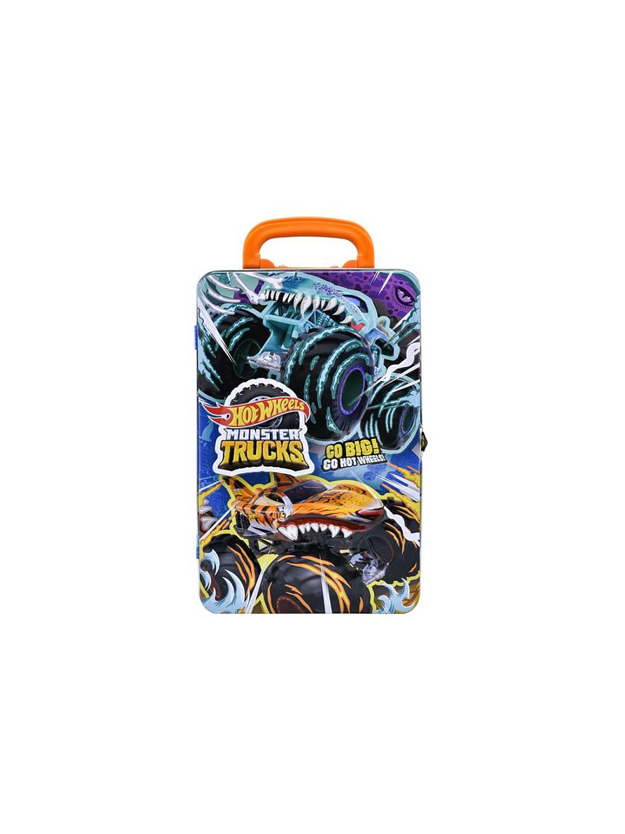 Organizador Metálico para 6 Carros Hot Wheels Azul 1