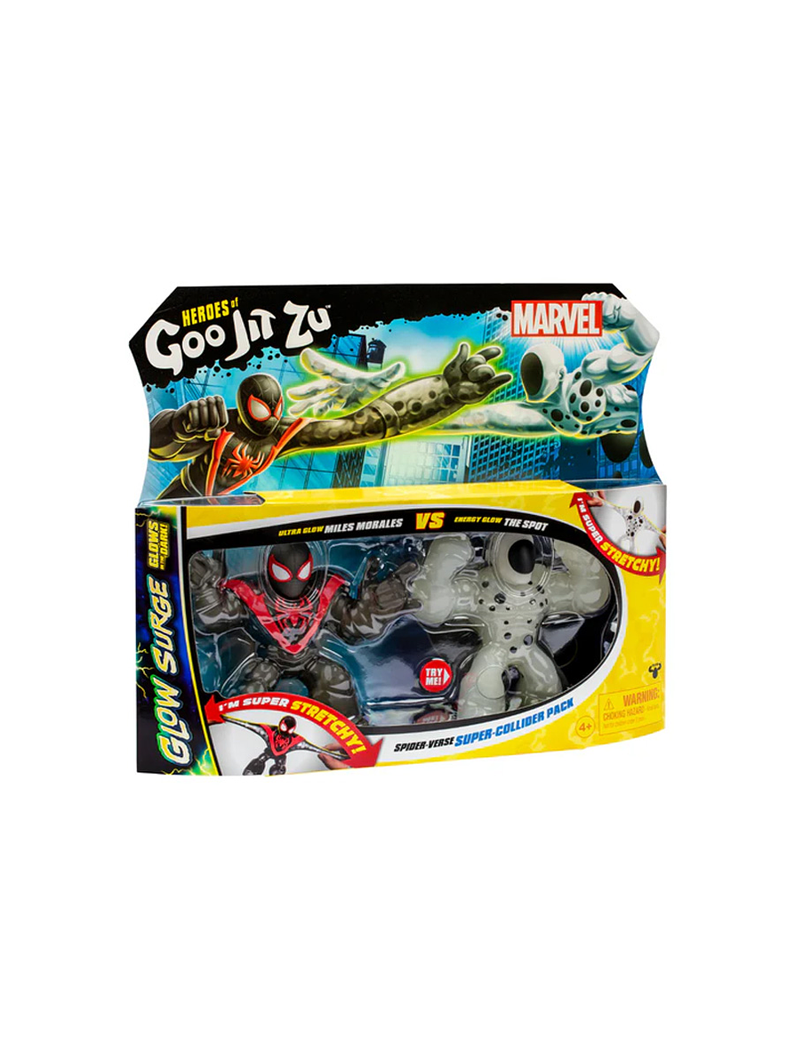 Goo Jit Zu Marvel Glow Surge Miles Morales Vs The Spot 1