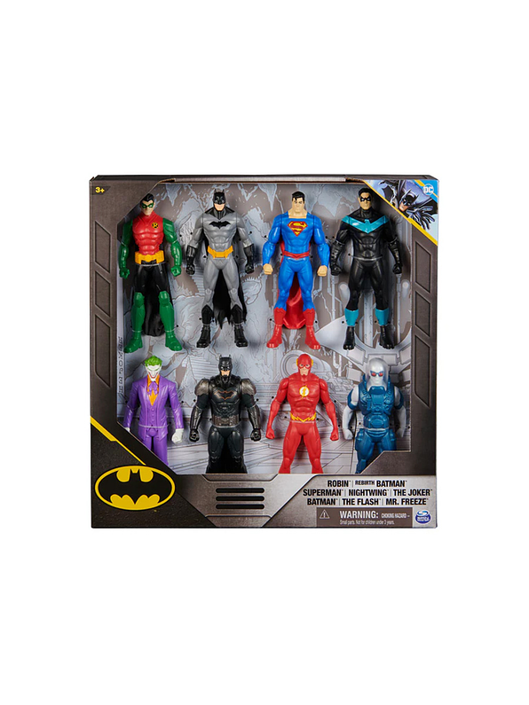 Dc Comics Pack 8 Figuras de 6Plg 10