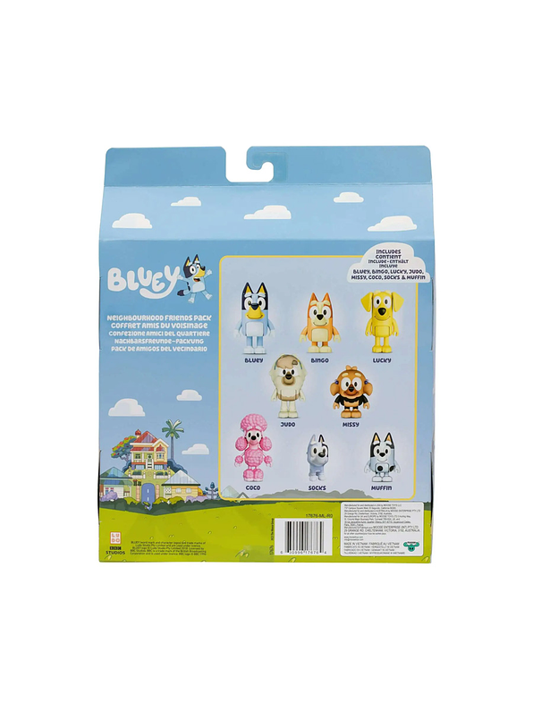 Pack Amigos del Barrio Bluey 3