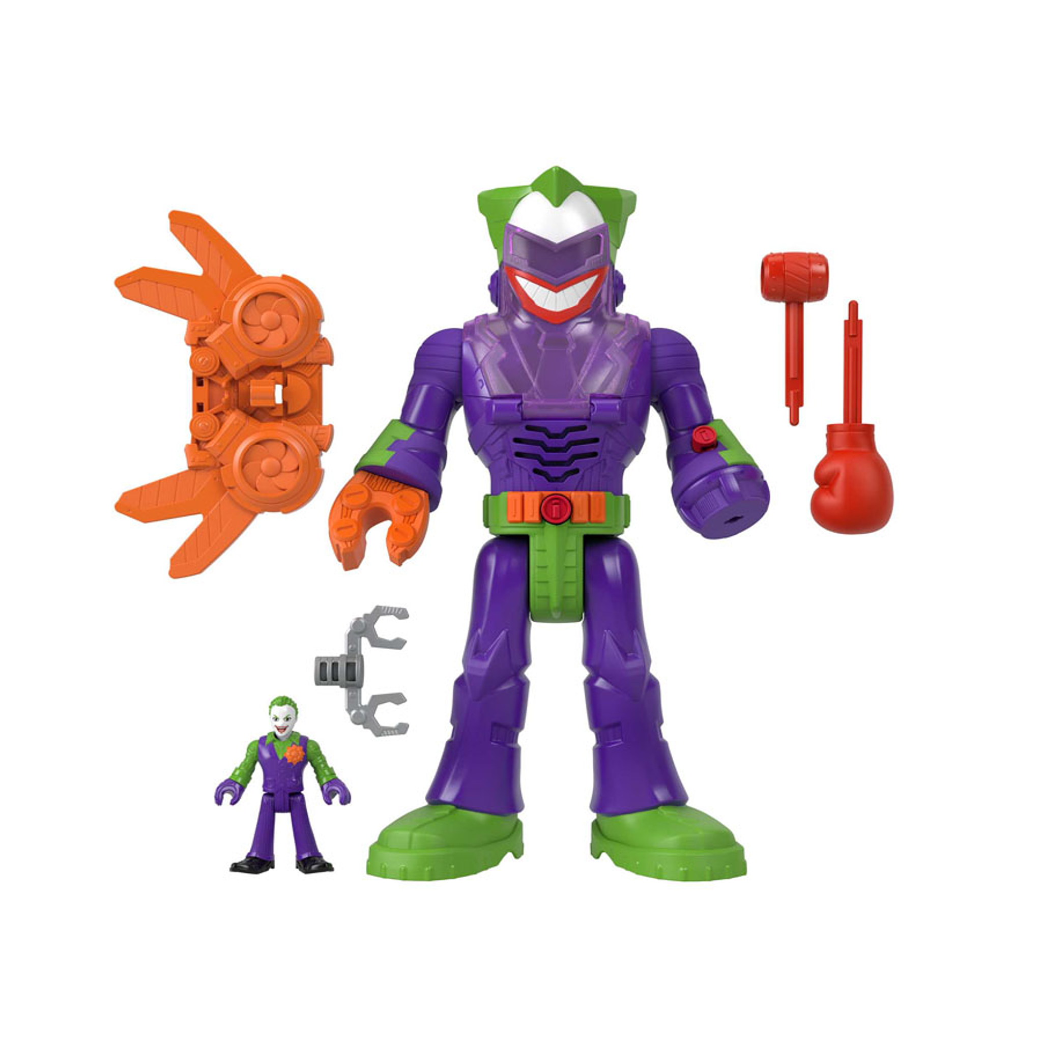 Imaginext DC Super Friends El Joker y LaffBot Figura 5