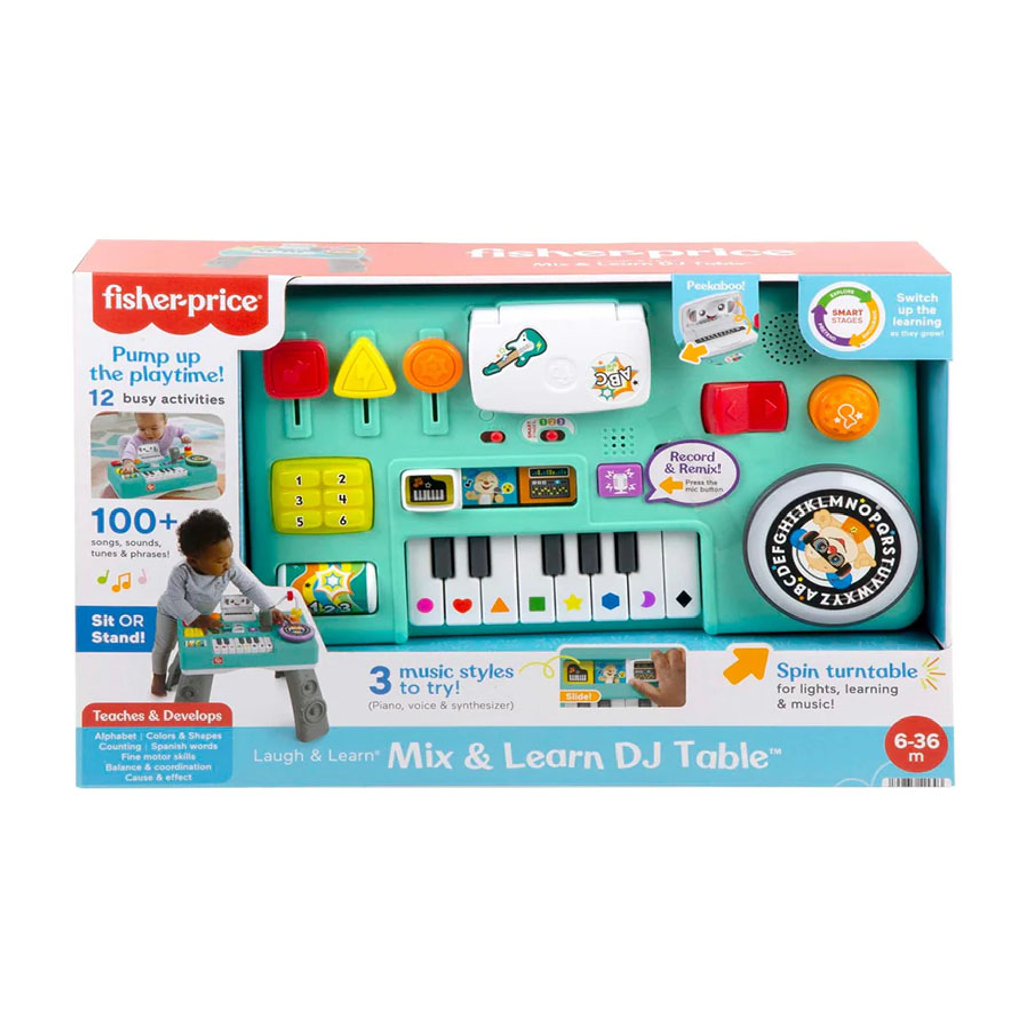 Fisher Price Mesa Musical Aprende Conmigo 3