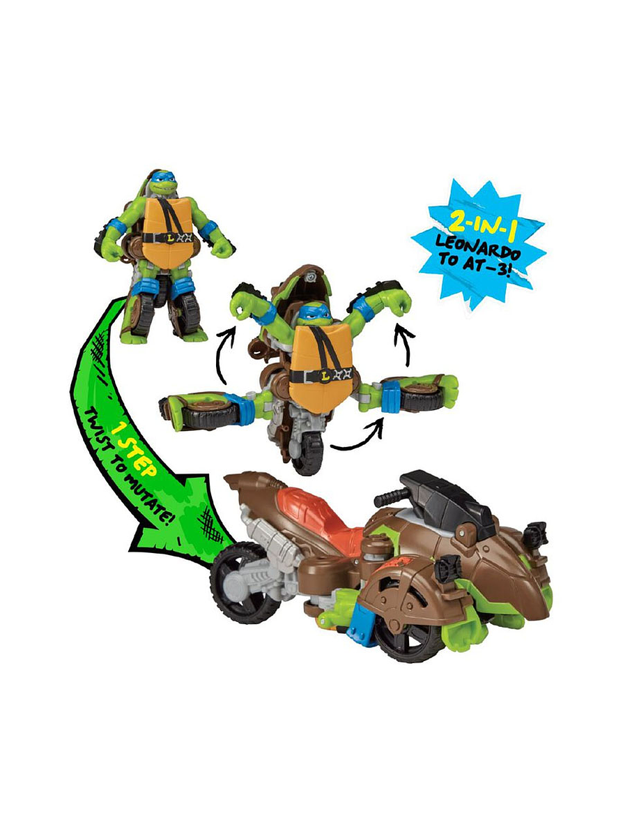 Tortugas Ninja Figura a Vehículo Surtidas 3
