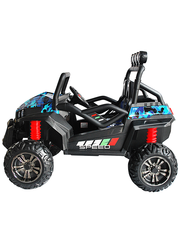 Vehiculo Tipo Polaris Con Ruedas St Azul Camuflado 4