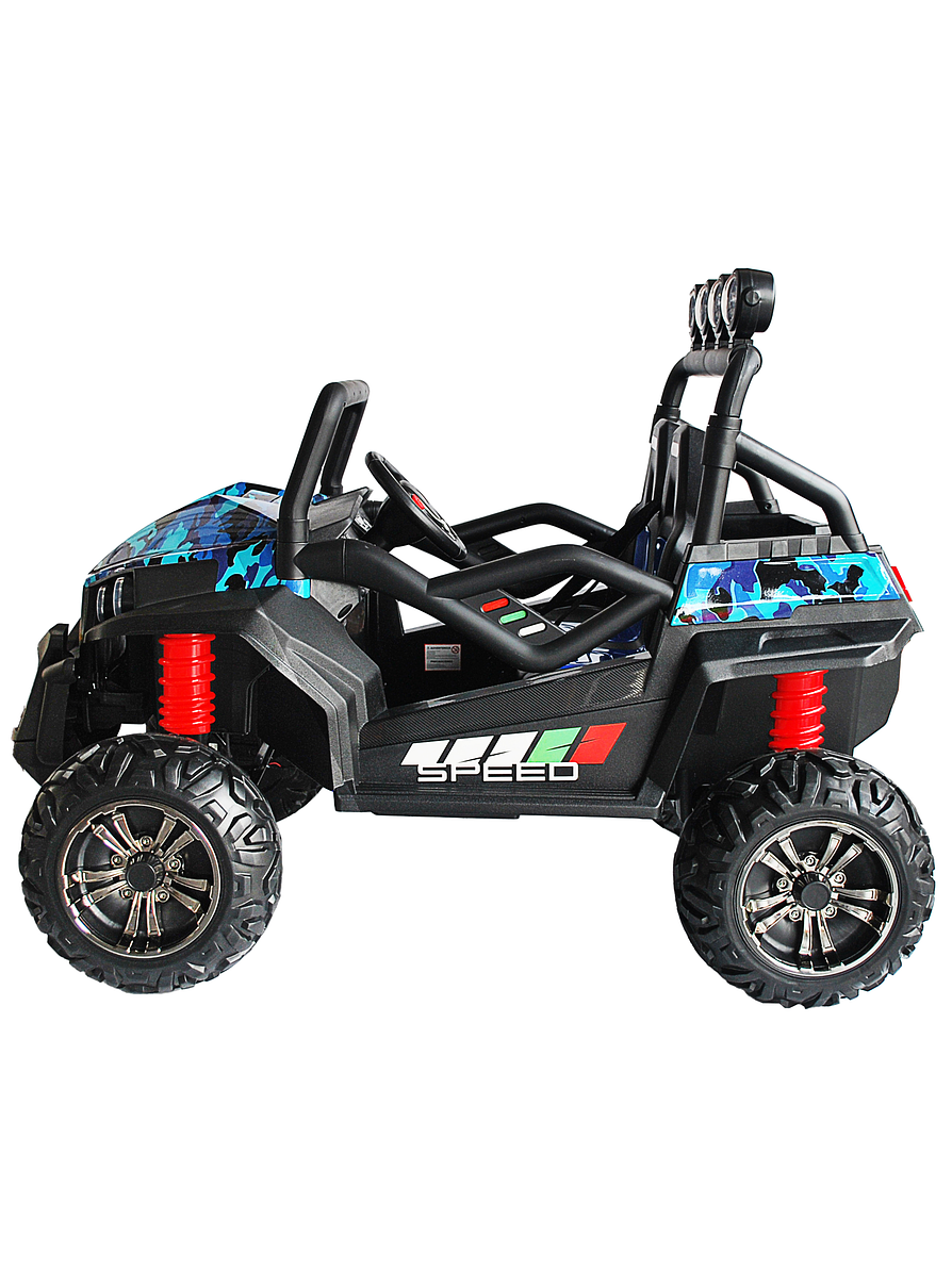 Vehiculo Tipo Polaris Con Ruedas St Azul Camuflado 4