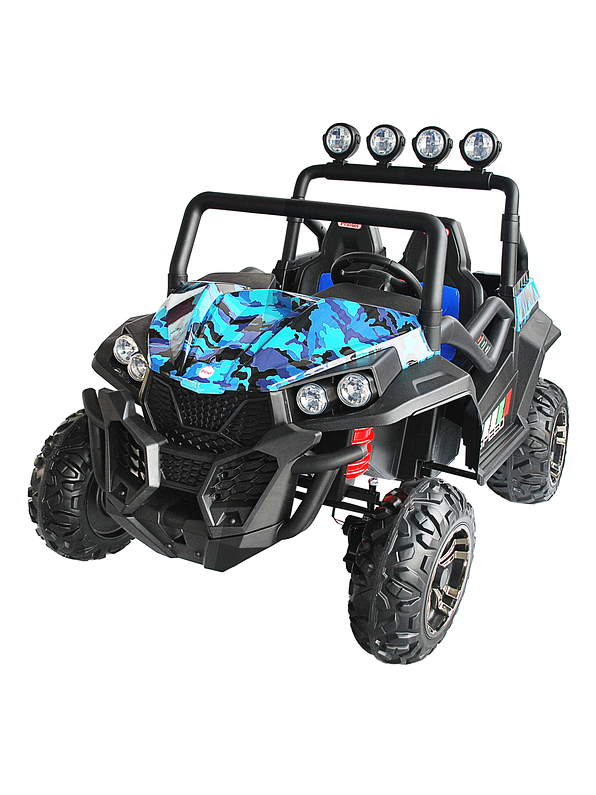 Vehiculo Tipo Polaris Con Ruedas St Azul Camuflado 1