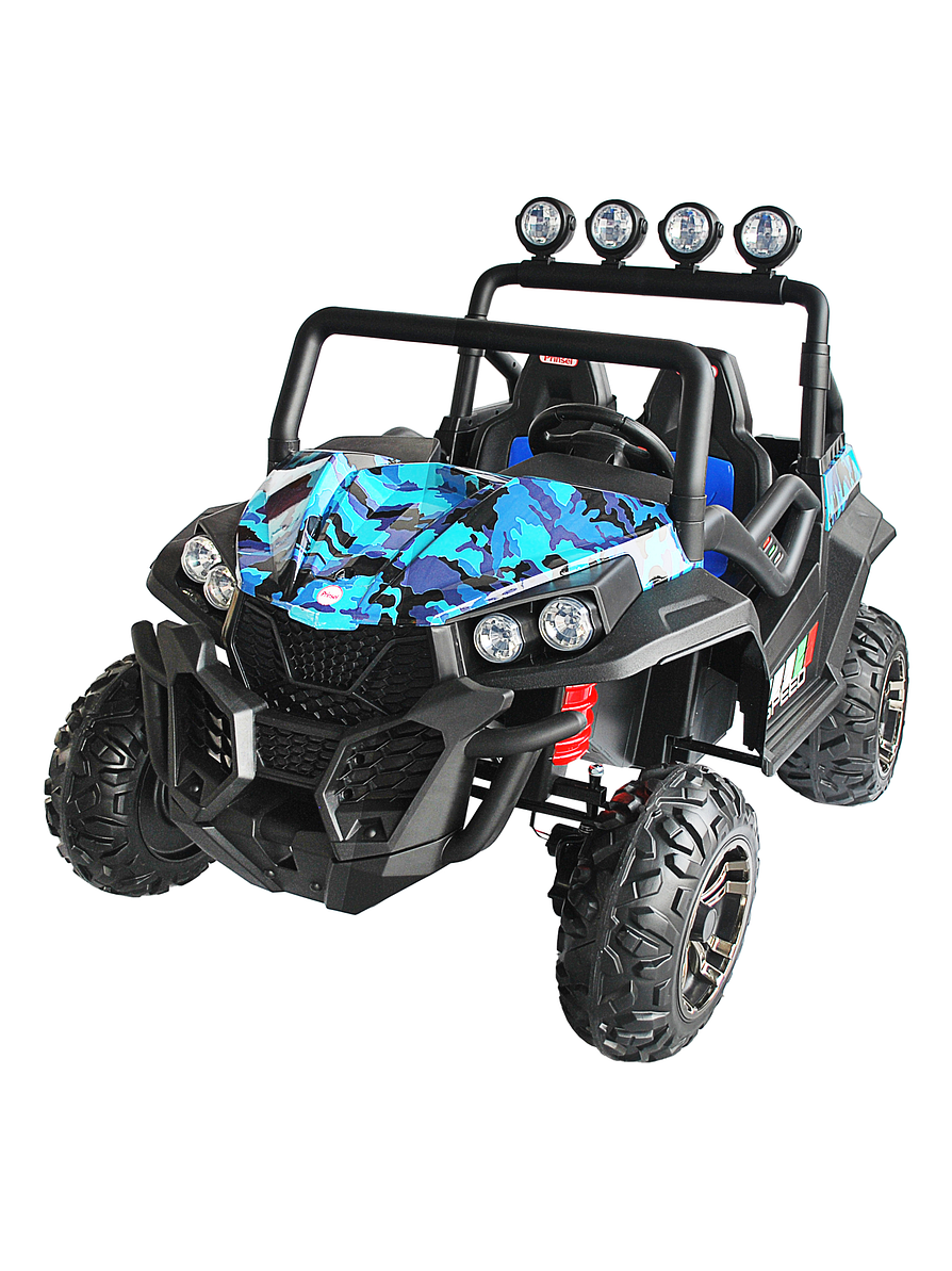 Vehiculo Tipo Polaris Con Ruedas St Azul Camuflado 1