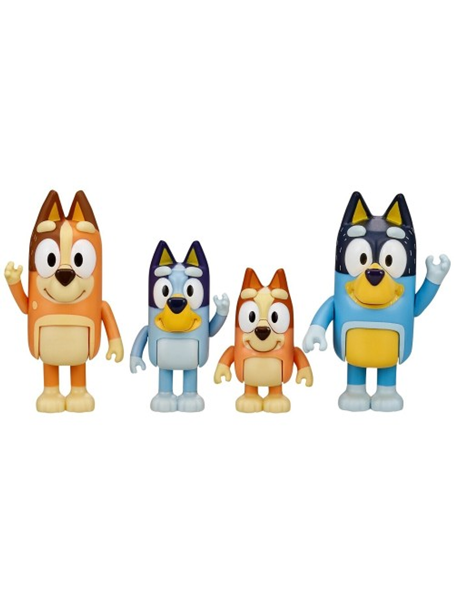 Bluey Set Figura X 4 Unidades  1