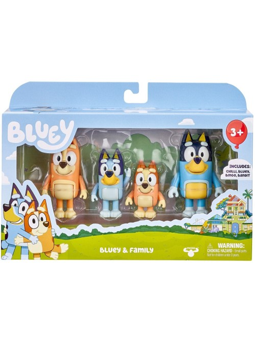 Bluey Set Figura X 4 Unidades  2