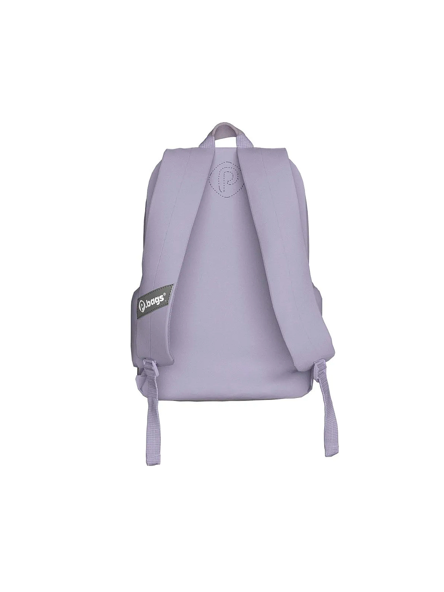 Morral Primavera Juvenil Flower Power Macaron Impreso Lila 2
