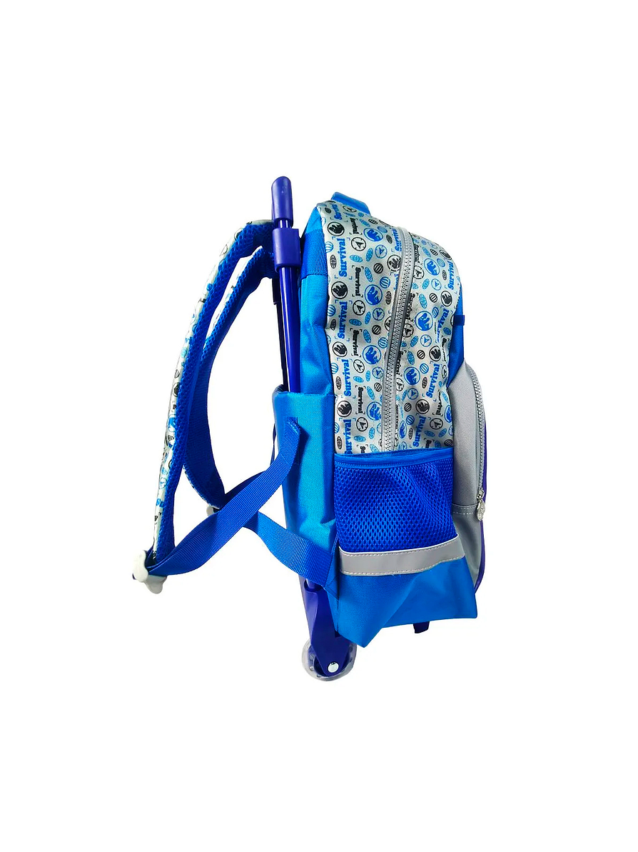 Morral Primavera Premium Con Ruedas Grande Jurassic World The Hunt 3