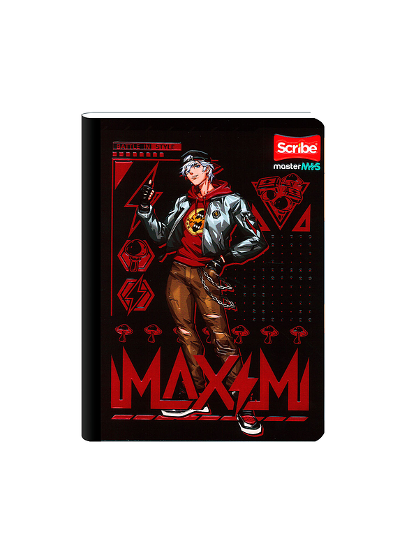 Cuaderno Cosido Free Fire 100 Hojas Cuadros  1