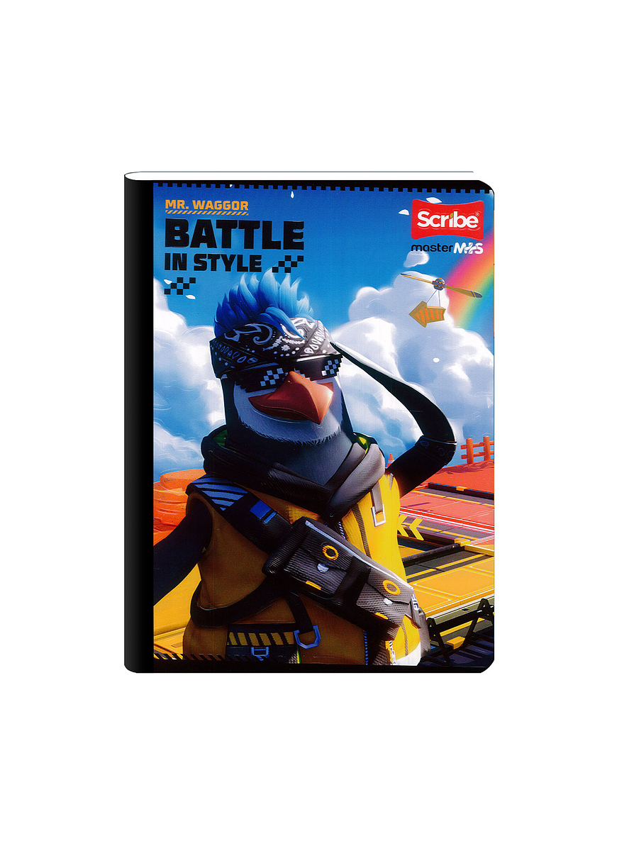 Cuaderno Cosido Free Fire 100 Hojas Cuadros  7