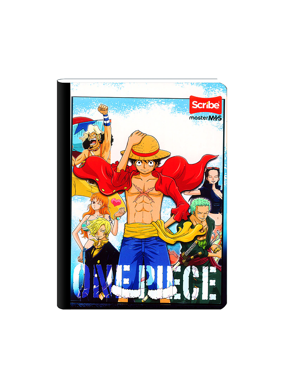 Cuaderno Cosido One Piece 100 Hojas Cuadros 4